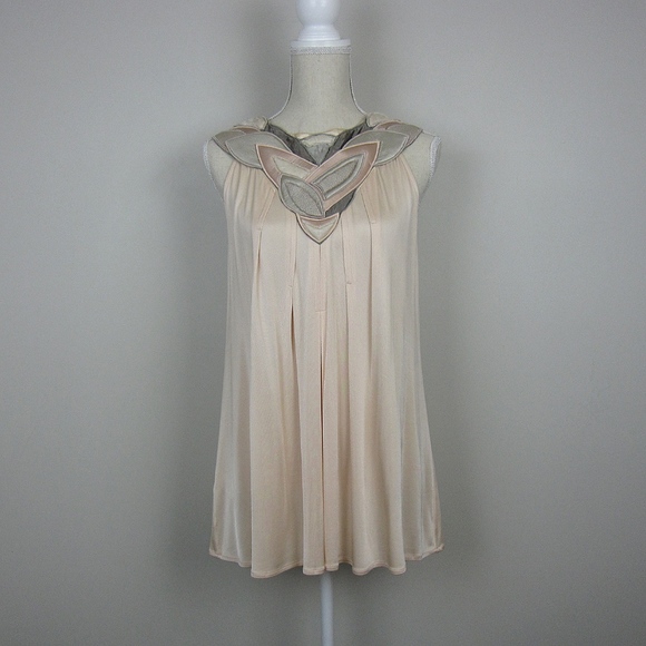 BCBGMaxAzria Tops - BCBG Max Azria Runway sleeveless pink bib top